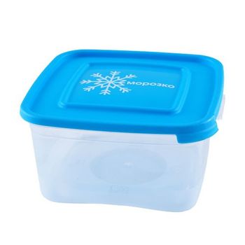 Компл. контейнеров д/замораж. продуктов "Морозко" 1,0л. (3шт.) квадр. ПБ67036 Компл. контейнеров д/замораж. продуктов "Морозко" 1,0л. (3шт.) квадр. ПБ67036
