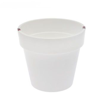 Кашпо ПОРТО 9,0л. со вставкой 0108 (белое) ДП