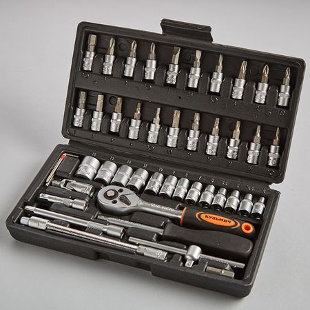 Набор инструментов НИК-017/45 КУЗЬМИЧ (45пр.) в кейсе Дел.