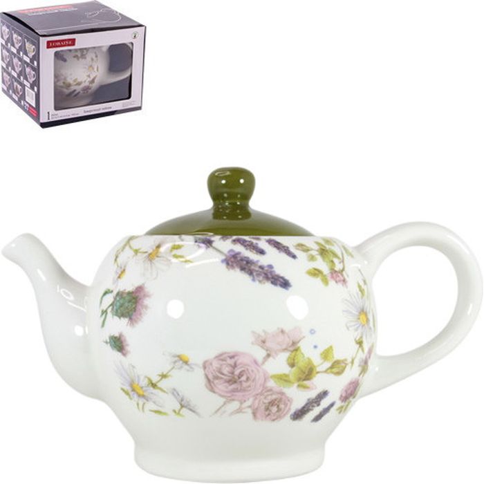 Чайник заварочный LR60247 "Розовый сад" 0,95мл. СКС
