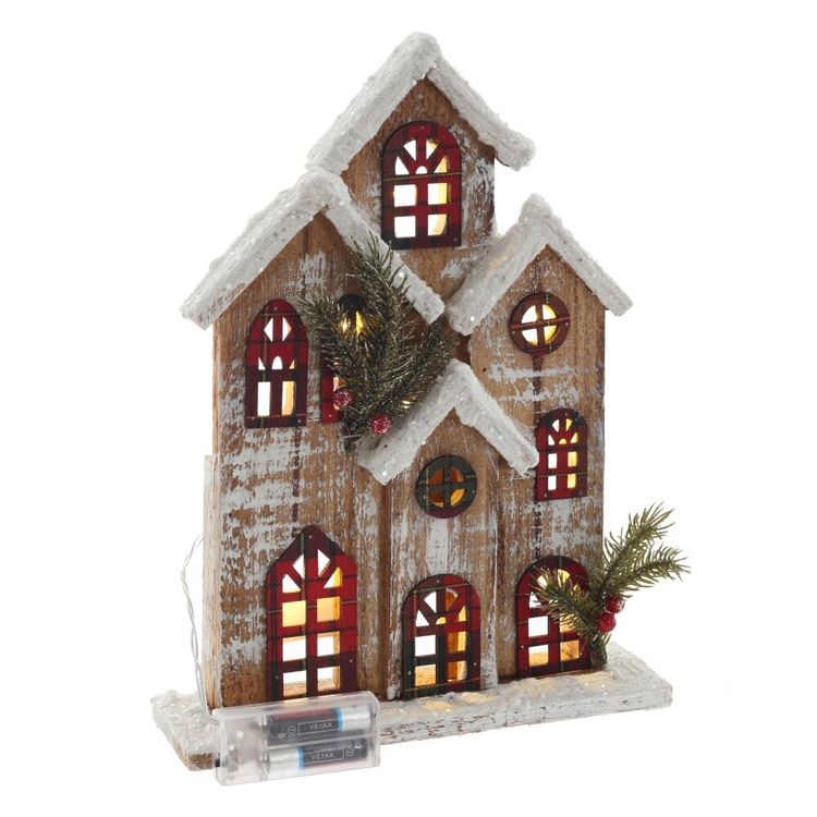Фигурка "Домик" 824855 с подсветкой (25*9*33см.)