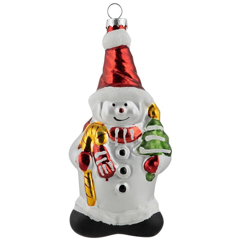 Подвесн.украш. "Снеговик" 106228 (стекл.) Скр Подвесн.украш. "Снеговик" 106228 (стекл.) Скр