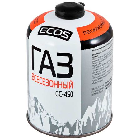 Газ в балоне портат. Экос GC-450 (резьбовой, 450гр.) 140541 Скр.