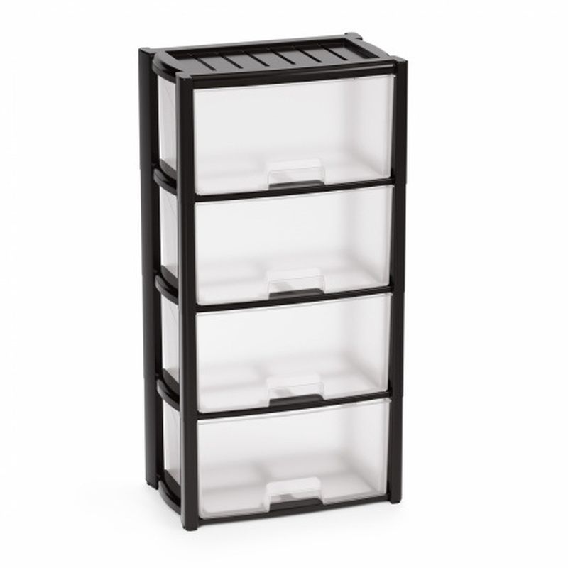 Комод 4секц. "Колорит" М7925 (черный)