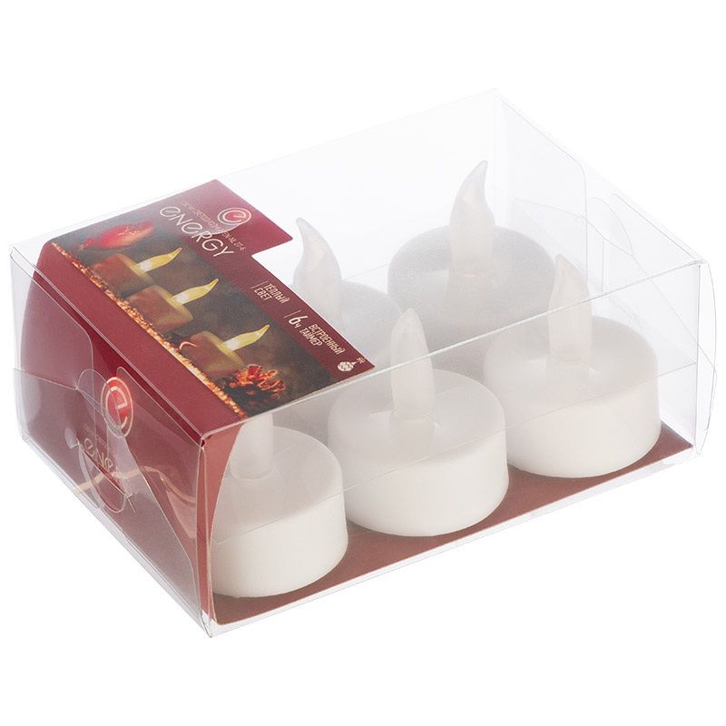 Фигурка "Свеча"  Energy EN-NL 27-6 106710 (6 шт.) с подсветкой Скр.