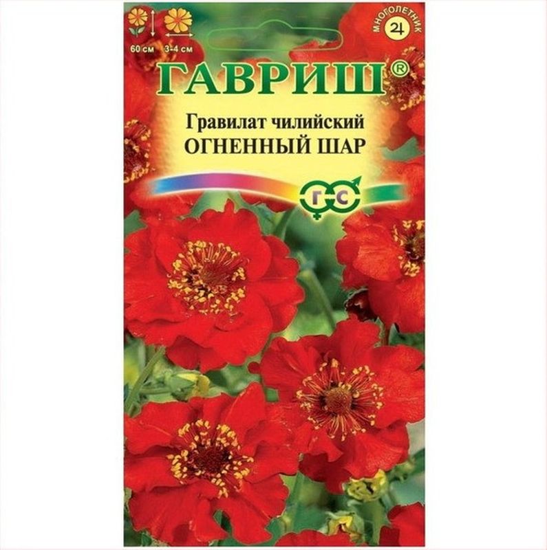 Гравилат чилийский ОГНЕННЫЙ ШАР 0,05г. (Гавриш)