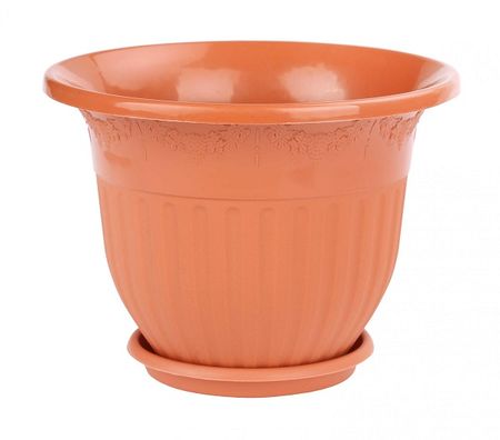 Горшок д/цв. "Лозанна" 40л. с подд. М7423 (коричневый)