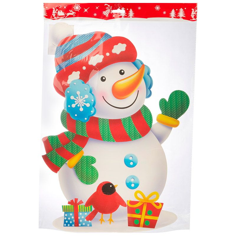 Наклейка "Снеговик" 110413 СКР