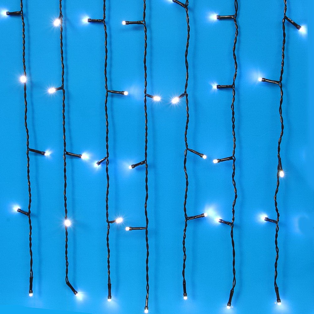 Гирлянда эл. занавес 2*1,5м. 351-627 272LED, белый, мерцание СНОУ БУМ