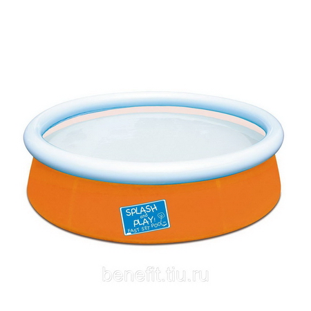 Бассейн 152*38см.  Мой первый бассейн 57241 с надувной кромкой (477л. )Bestway