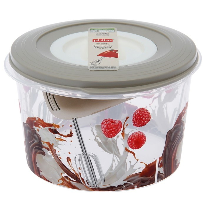 Кувшин д/блендера (миксера)2,0л. БП52609 с декором