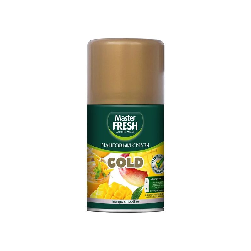Освежитель воздуха-сменный баллон  Master FRESH "Манговый смузи" 250мл. 7501 д/авт. спрея (Арвитекс)