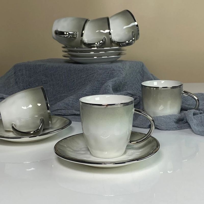 Кофейный сервиз 122-116 12пр. "Toronto Grey" (подар. уп.)