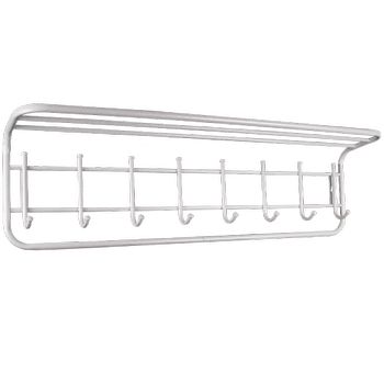 Вешалка настенная 100см. с полкой ВСП 169 Б (Белый) (ЗМИ)