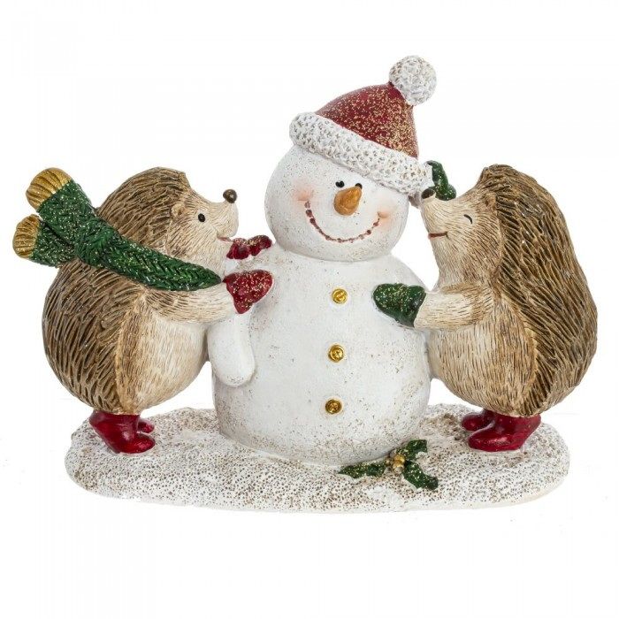 Фигурка "Ёжики" 791652 (16*6,5*11см) Фигурка "Ёжики" 791652 (16*6,5*11см)