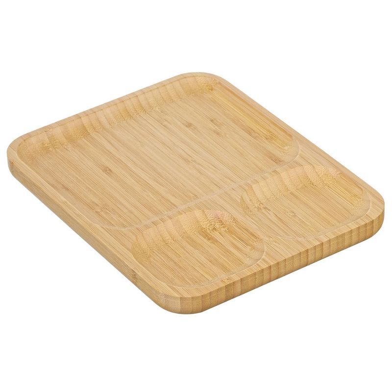 Менажница 3-х секц. КТ-МЖ-06 26*20,5*2см.(бамбук)