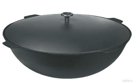 Казан чуг. 18л. к129 (с ал.крышк.)