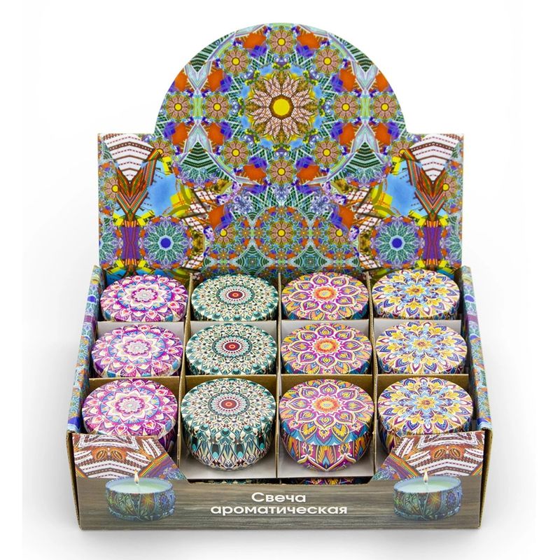 Свеча "Joy Home" 16163 арома, микс