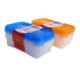 Компл. контейнеров д/СВЧ "Каскад "Прям." 0,7л. (3шт.) ПБ54001