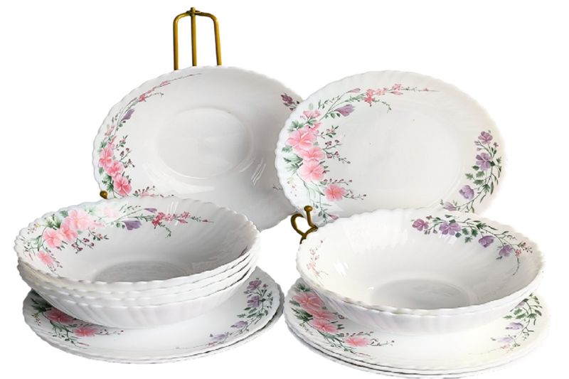 Столовый сервиз JEWEL ПС00118-48 "Жюли 7482" 13пр. (стеклокерамика)