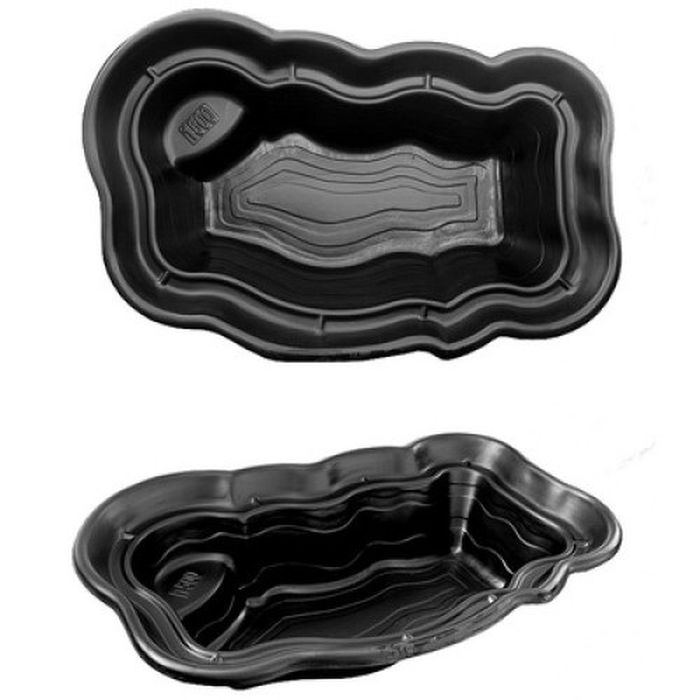 Пруд садовый "Байкал" 1500л. (260*157*51см.) черный