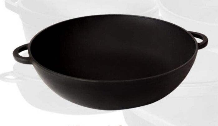 Сотейник чуг. Укр. 230*60мм. С2360У две ручки