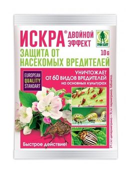ИСКРА дв. эффект таб. 10гр. (cредство от насек.-вредителей на растен.) 01-421 GB (ТЭ) ИСКРА дв. эффект таб. 10гр. (cредство от насек.-вредителей на растен.) 01-421 GB (ТЭ)