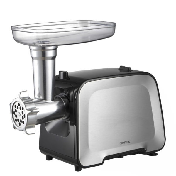 Мясорубка эл. CENTEK CT-1604 (2,2кВт. реверс, овощерезка, 5 нас.)