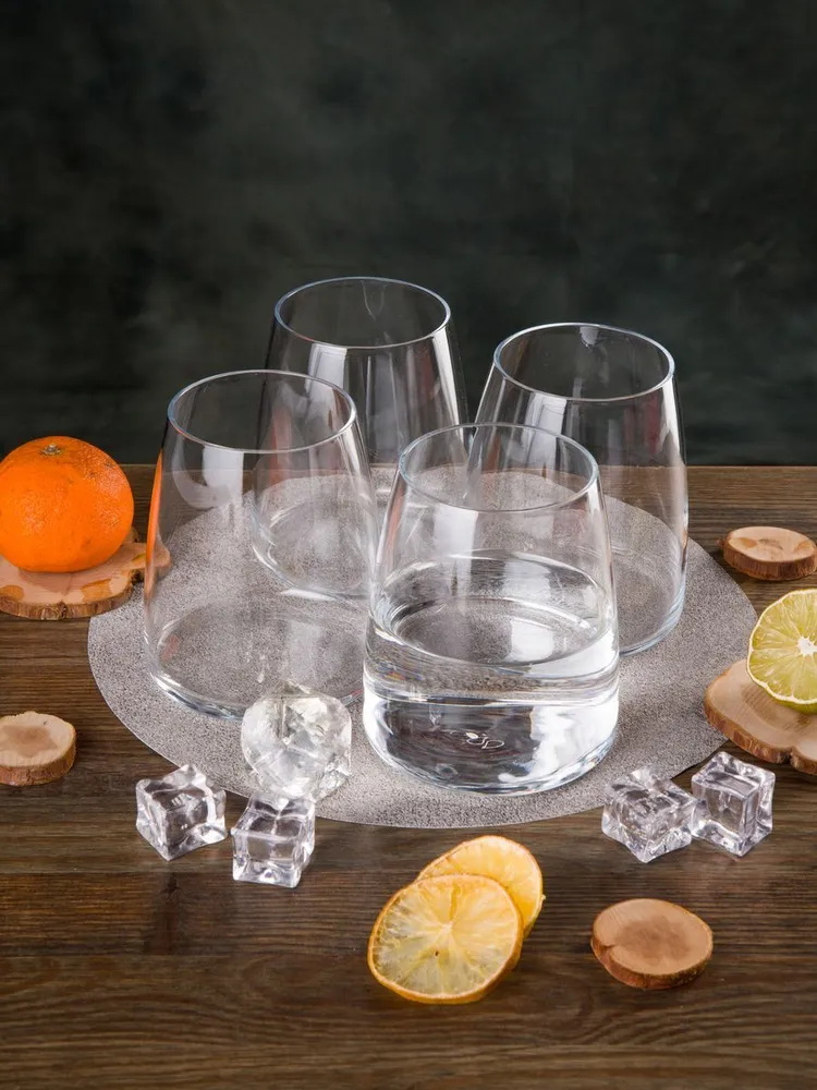 Набор стаканов ПИНО 420332B4 495мл. (4шт.) (утонченная кромка)