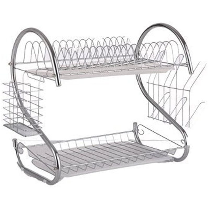 Сушилка д/посуды ВК-5530 нерж. (43*25*39см)