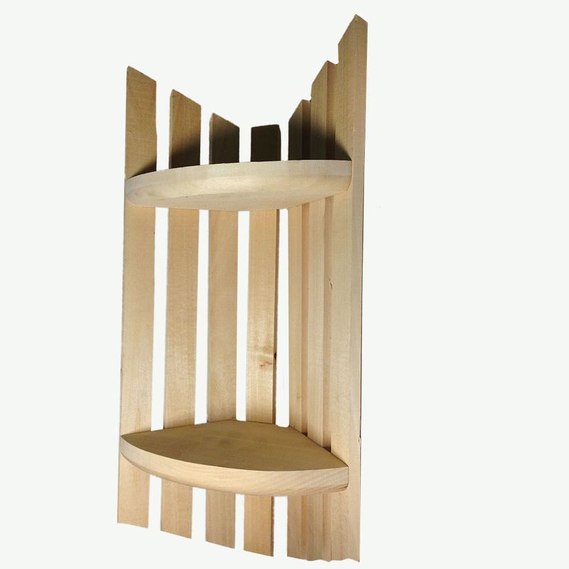 Полка угловая 78815 2-х ярусная малая