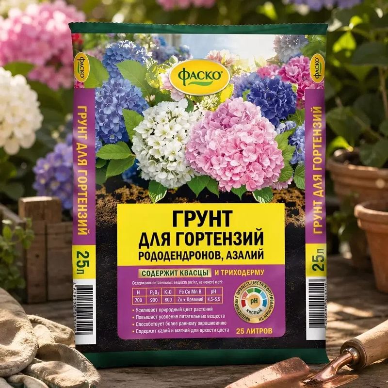 Грунт специал. Фаско д/гортензий 25л. Ф