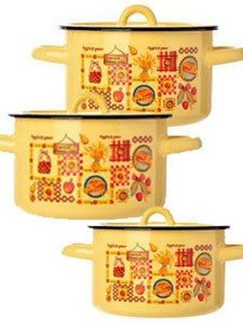 Набор 1с33 "Садовая песня" (3к.: 1,5/3/4,5л.) Чер