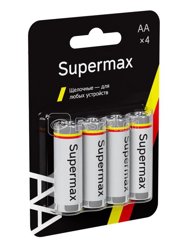 Батарейки SUPERMAX LR6 4*BL