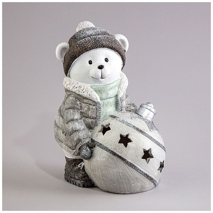 Фигурка "Снеговик" 121-148 с подсветкой (17*13*22,5см)