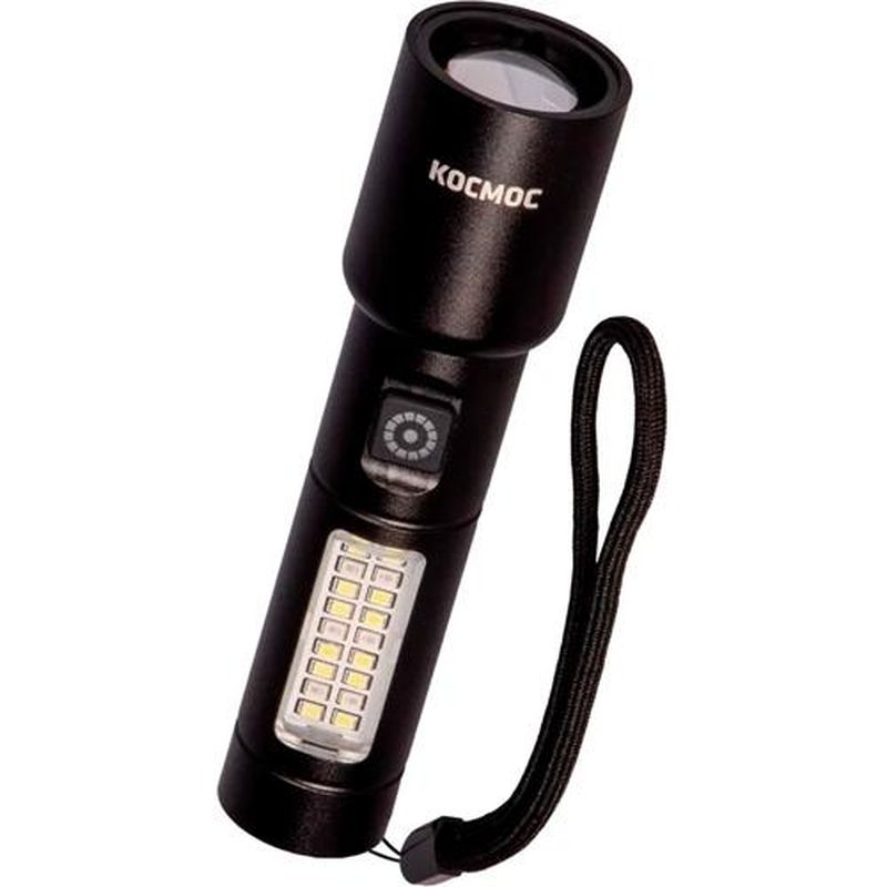 Фонарь акк. Космос 134Lit LaserLED/широкий свет/Li-ion,