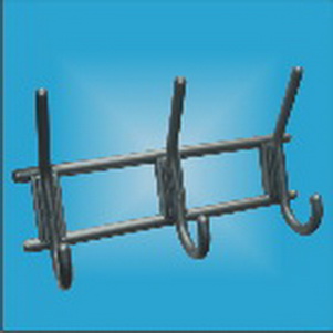 Вешалка 3-х крючковая пл. (снежно-бел.) Кунгур