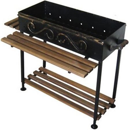 Мангал "Обжора" (1000*500*720мм.) КА3449 Вл.