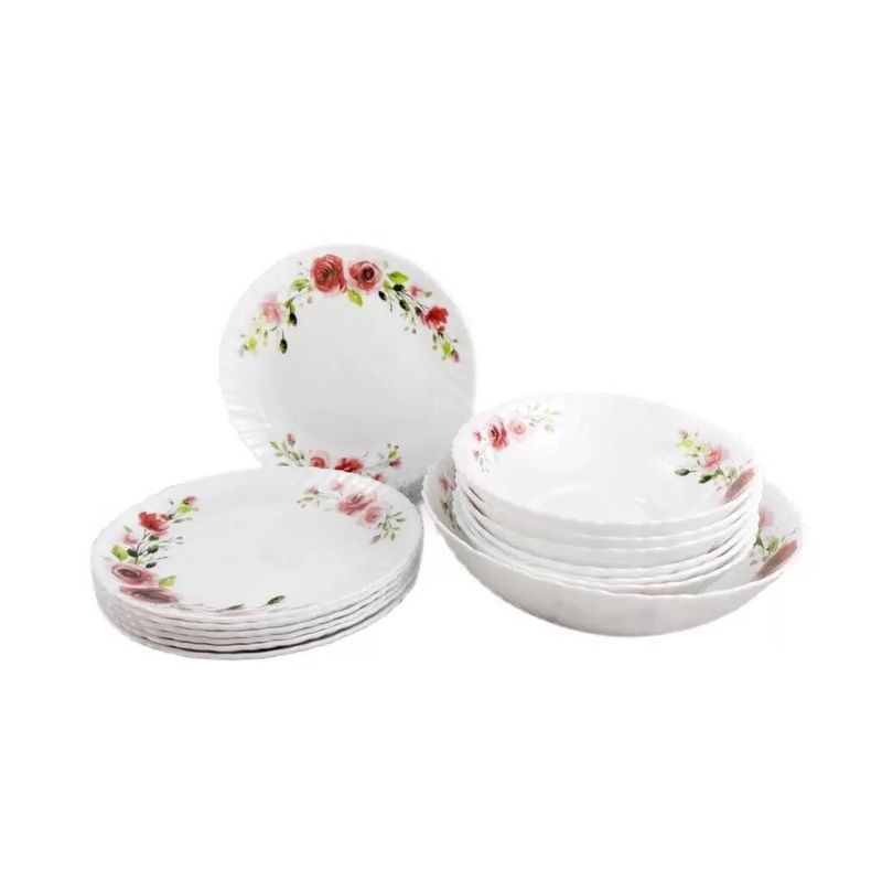 Столовый сервиз JEWEL ПС0080-58 "Роуз" 13пр. (стеклокерамика)