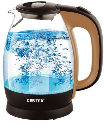 Чайник эл. CENTEK CT-0056 (1,7л. 2,2кВт. стекло диск)