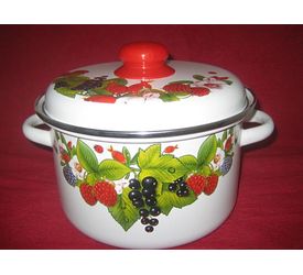 Кастрюля эмал.  3,0л. Б1612\4 Маг