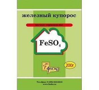 Железный купорос 0,2кг.Фаско