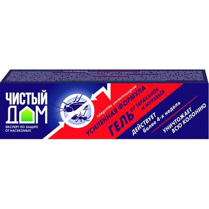 Гель Ч.ДОМ от тараканов 50мл. 02-167 усиленного действия (ТЭ)