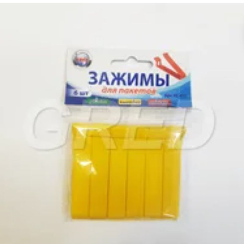 Зажим д/пакетов 8см. (6шт.) RE-603 ХТ