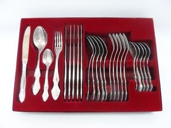 Набор столов.прибор. "Тройка" (24пр.) с худ.росп. СН-24 М3Хф1 П