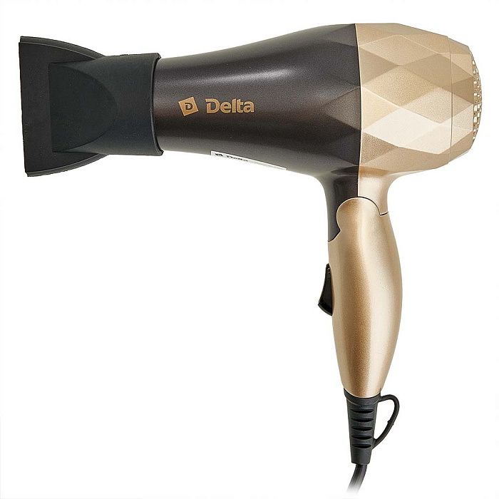 Фен DELTA DL-0909 1,0кВт. скл.ручка