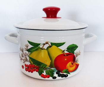 Кастрюля эмал.  3,0л. 41704-122/6 Керчь