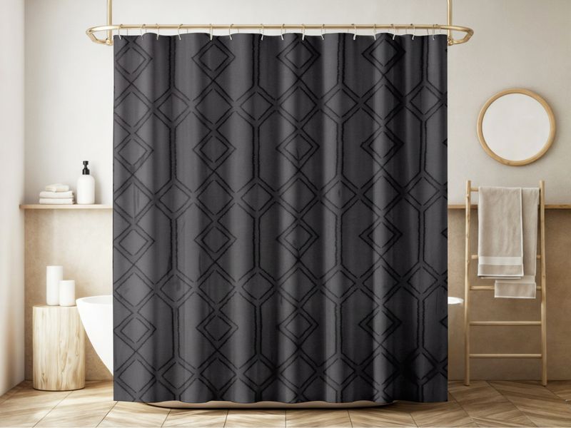 Занавес д/ван.комн. 180*200см. 15351 Фрейя сер. ВТ-821007  М.