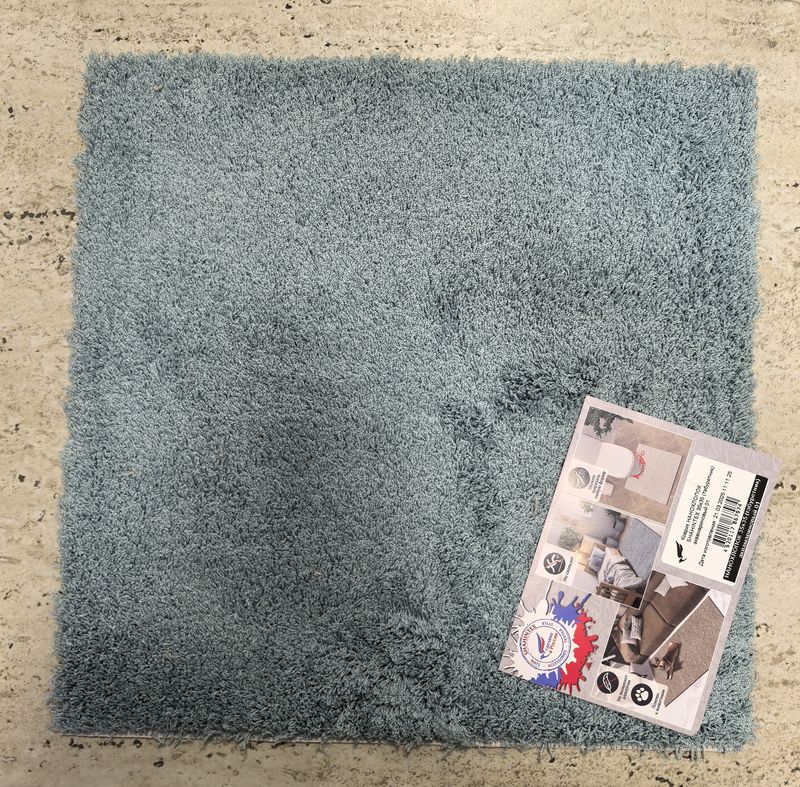 Чехол д/табурета SH НАНОХЛОПОК 35*35 аквамариновый 867974 Ш