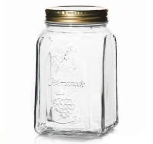 Банка д/сып.прод. ХОММЕЙД 1000мл. 80385SLB с мет. крышк. (б/уп.)